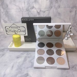 MADLUVV Beauty-Mineral Vault Eyeshadow Palette 9 Shades Neutrals-Full-BOXED-NEW